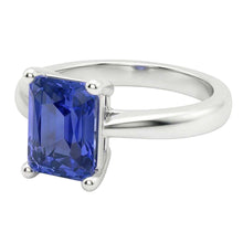 Afbeelding in Gallery-weergave laden, Blauwe Saffier 2 Karaat Ring
