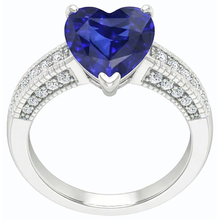 Afbeelding in Gallery-weergave laden, Blauwe Saffier Ceylon Sri Lanka Ring
