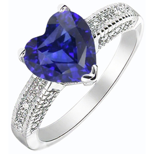 Afbeelding in Gallery-weergave laden, Blauwe Saffier Ceylon Sri Lanka Ring
