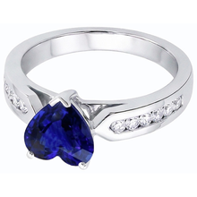Afbeelding in Gallery-weergave laden, echte round diamant 2.50karaat ring close-up detail
