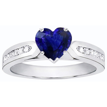 Afbeelding in Gallery-weergave laden, echte round diamant 2.50karaat ring zijaanzicht
