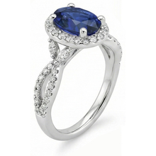 Afbeelding in Gallery-weergave laden, echte round diamant 5karaat ring op wit
