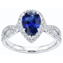 Afbeelding in Gallery-weergave laden, echte round diamant 4karaat ring zijaanzicht
