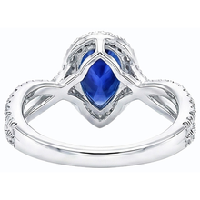 Afbeelding in Gallery-weergave laden, echte round diamant 4karaat ring close-up detail
