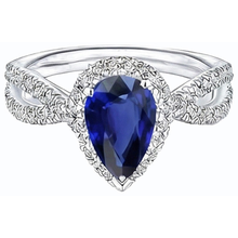 Afbeelding in Gallery-weergave laden, echte round diamant 4karaat ring bovenaanzicht
