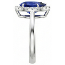 Afbeelding in Gallery-weergave laden, echte round diamant 4.50karaat ring op wit
