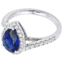 Afbeelding in Gallery-weergave laden, echte round diamant 4.50karaat ring bovenaanzicht

