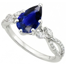 Afbeelding in Gallery-weergave laden, echte marquise diamant 5.50karaat ring zijaanzicht
