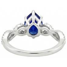 Afbeelding in Gallery-weergave laden, echte marquise diamant 5.50karaat ring bovenaanzicht
