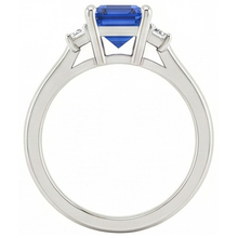 Afbeelding in Gallery-weergave laden, echte emerald smaragd 2karaat ring bovenaanzicht
