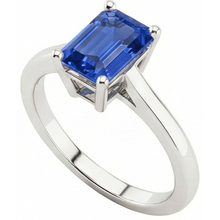 Afbeelding in Gallery-weergave laden, echte emerald smaragd 2karaat ring zijaanzicht

