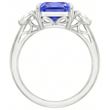 Afbeelding in Gallery-weergave laden, echte diamant 3karaat ring profielweergave
