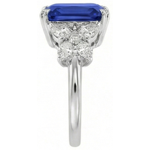 Afbeelding in Gallery-weergave laden, echte diamant 3karaat ring op wit
