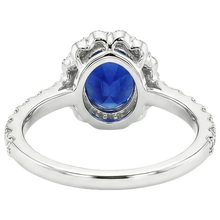 Afbeelding in Gallery-weergave laden, echte round diamant 5.50karaat ring zijaanzicht
