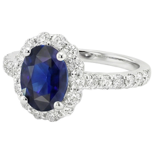 Afbeelding in Gallery-weergave laden, echte round diamant 5.50karaat ring bovenaanzicht
