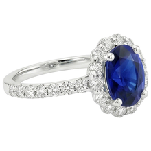 Afbeelding in Gallery-weergave laden, echte round diamant 5.50karaat ring op wit
