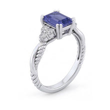 Afbeelding in Gallery-weergave laden, echte round diamant 2karaat ring bovenaanzicht
