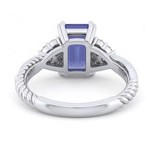 Afbeelding in Gallery-weergave laden, echte round diamant 2karaat ring profielweergave
