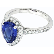 Afbeelding in Gallery-weergave laden, echte round diamant 3.50karaat ring bovenaanzicht
