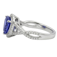 Afbeelding in Gallery-weergave laden, echte round diamant 3karaat ring profielweergave
