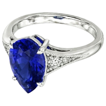 Afbeelding in Gallery-weergave laden, echte round diamant 2.75karaat ring zijaanzicht
