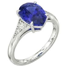 Afbeelding in Gallery-weergave laden, echte round diamant 2.75karaat ring bovenaanzicht
