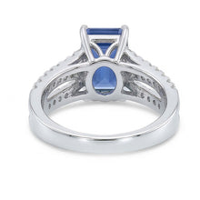 Afbeelding in Gallery-weergave laden, echte round diamant 3.50karaat ring op wit
