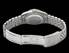 Afbeelding in Gallery-weergave laden, Blauwe Stok wijzerplaat Horloge roestvrij staal jubileum diamant doorlopend Rolex Heren
