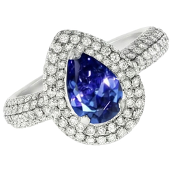Echte Saffier Ring 2.30 Karaat