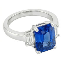 Afbeelding in Gallery-weergave laden, echte diamant 1.75karaat ring bovenaanzicht
