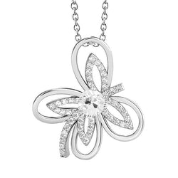 Puur Vlinder Fijne Diamant Hanger 1 karaat