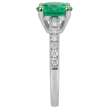 Afbeelding in Gallery-weergave laden, High-end Edelsteen Ring 1,50 karaat – profielaanzicht
