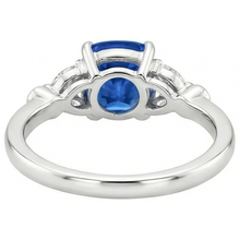 Afbeelding in Gallery-weergave laden, echte marquise saffier 2.70karaat ring op wit
