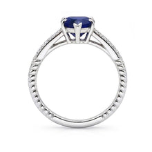 Afbeelding in Gallery-weergave laden, echte round diamant 2.50karaat ring profielweergave

