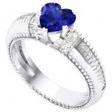 Afbeelding in Gallery-weergave laden, echte round diamant 2karaat ring vooraanzicht
