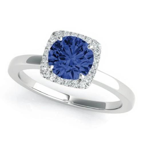 Ceylon Sapphire Diamanten Sieraden Gouden Ring Dame Sieraden 1.90 Ct. - harrychadent.nl