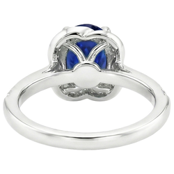 Echte Saffier Ring 6 Karaat