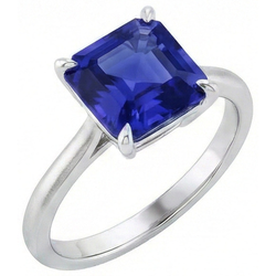 Echte Saffier Ring 2 Karaat