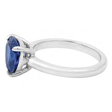 Afbeelding in Gallery-weergave laden, Ceylon Sapphire Solitaire Trillion-vormige ring 1 karaat sieraden goud
