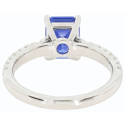 Echte Saffier Ring 3.75 Karaat