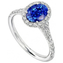 Afbeelding in Gallery-weergave laden, echte round diamant 4.40karaat ring close-up detail
