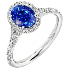 Afbeelding in Gallery-weergave laden, echte round diamant 4.40karaat ring vooraanzicht
