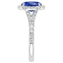 Afbeelding in Gallery-weergave laden, echte round diamant 4.40karaat ring profielweergave
