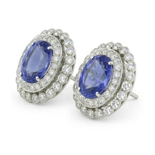Afbeelding in Gallery-weergave laden, echte round diamant 5.50karaat oorbel zijaanzicht
