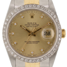 Afbeelding in Gallery-weergave laden, Champagne Diamant Fijne Diamant Rolex karaat – Gold

