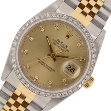 Afbeelding in Gallery-weergave laden, Champagne Diamant Fijne Diamant Rolex karaat – Gold

