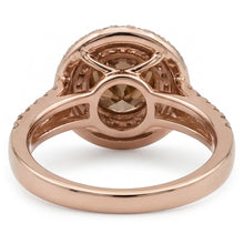 Afbeelding in Gallery-weergave laden, Champagne Woestijn Diamant Bruidsring – Fijne Diamant 4 karaat
