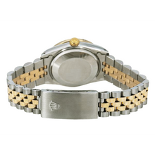 Afbeelding in Gallery-weergave laden, Champagne diamant Wijzerplaat lunette Rolex Datumjust Horloge Goud &amp; Staal SNELLE INSTELLING

