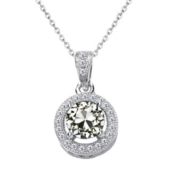 1,50 karaat Fijne Diamant Hanger in 14K Witgoud