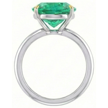 Afbeelding in Gallery-weergave laden, Briljant Edelsteen Ring 4 karaat – bovenaanzicht

